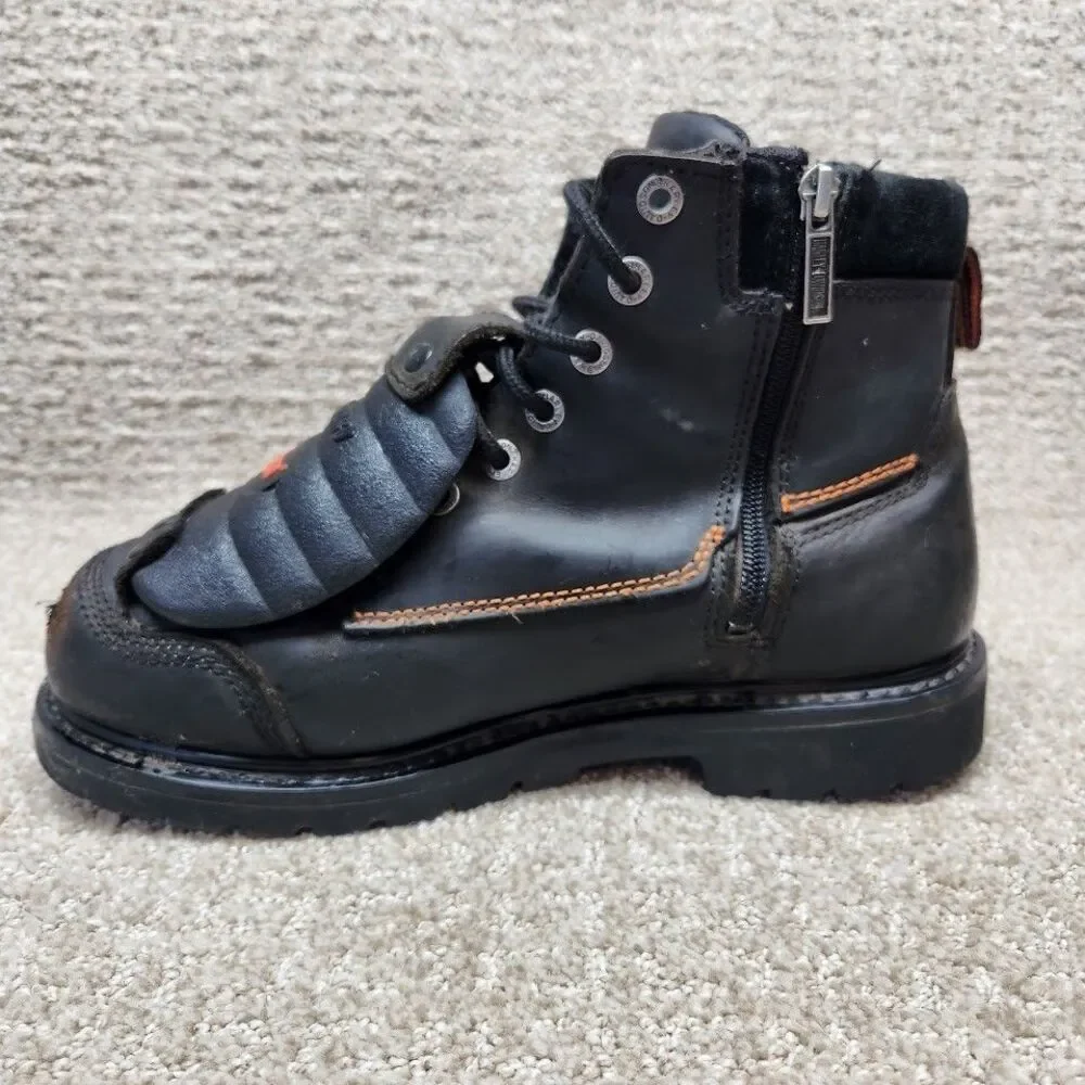Harley Davidson Super Guard Steel Toe Boots Mens Size 8.5 Durable Waterproof